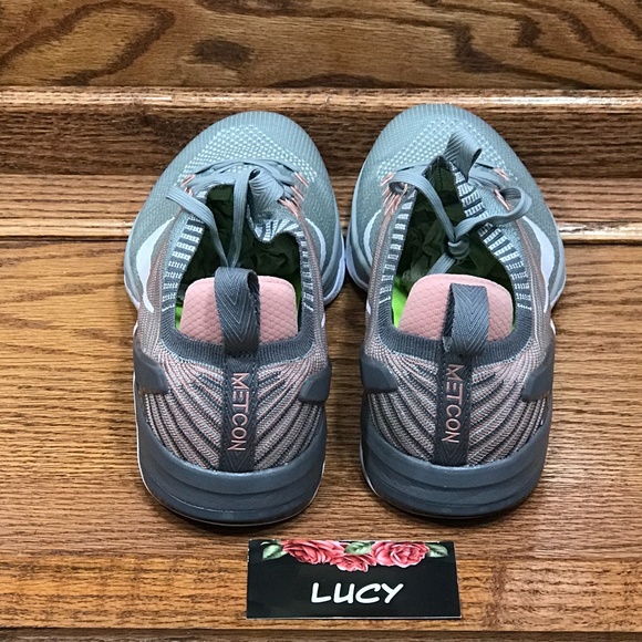 Nike Metcon DSX Flyknit 2 Matte Silver White Pink - Picture 6 of 9